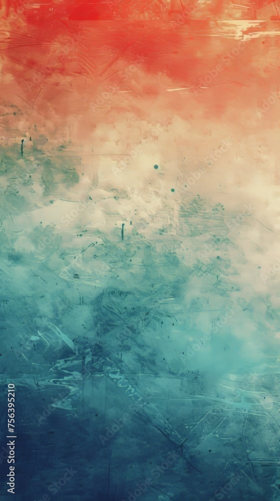 Fototapeta premium A vintage-inspired gradient background, textured with a fine grain, evokes nostalgia while delivering an atmospheric quality that merges old-world allure with contemporary design trends.