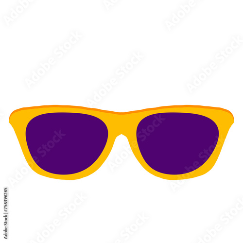 Sunglasses illustration - Summer - Beach 