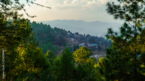 Photography Isolated Mountain Village Landscape Photography From Uttarakhand India