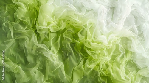 abstract texture green chartreuse color blending into white color. generative AI