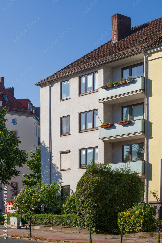 Fototapeta premium Moderne Wohngebäude , Bremen, Deutschland