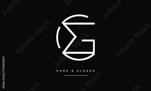GM, MG, G, M, Abstract Letters Logo monogram