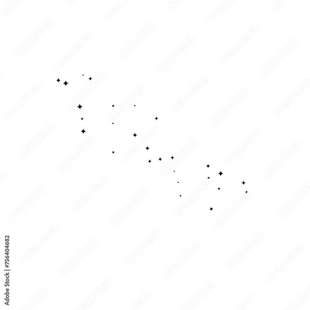 Transparent black stars elements for design Transparent black stars elements for design