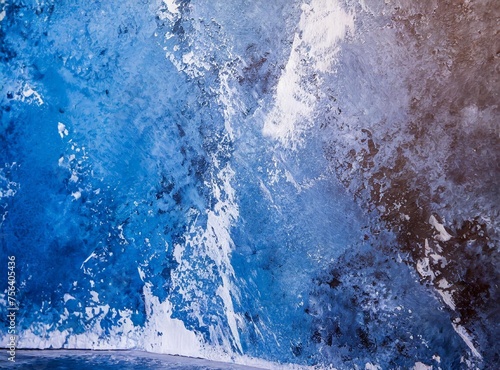 Grunge blue wallpaper