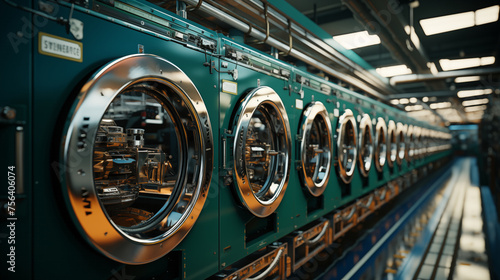 Business Laundry Machine in Public Laundromat store