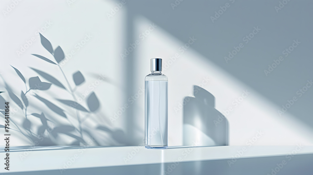 Clean drinking water in a glass bottle Clean drinking water in a glass bottle