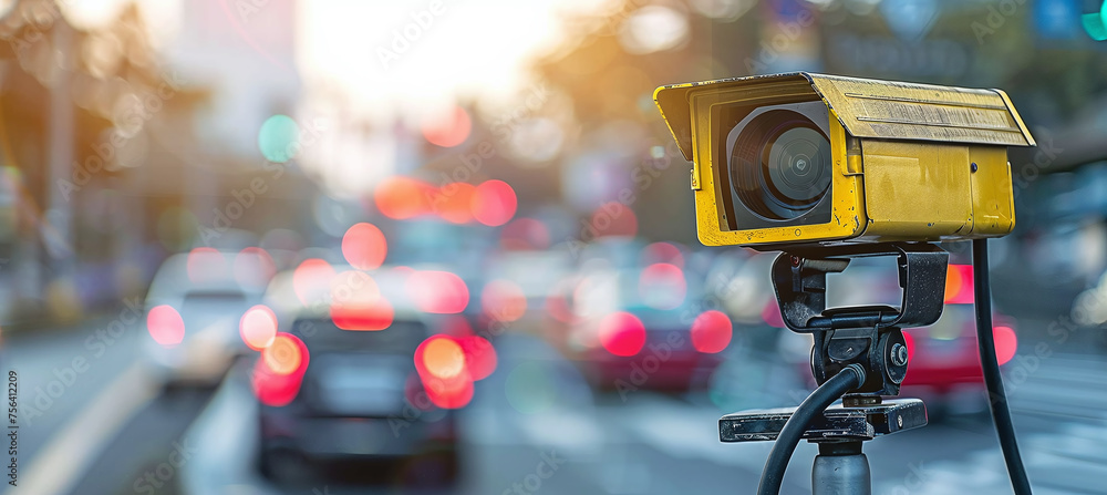 Road speed radar camera. Road speed radar camera.