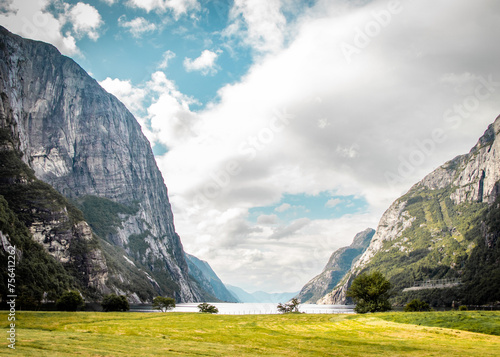 Fjord in Norway - Lysebotn photo