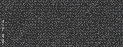 Leather texture vector, skin black dark pattern graphic illustration background, mosaic web cobweb net backdrop, cloth material grain surface wallpaper, pebble stone tile fabric mesh print image