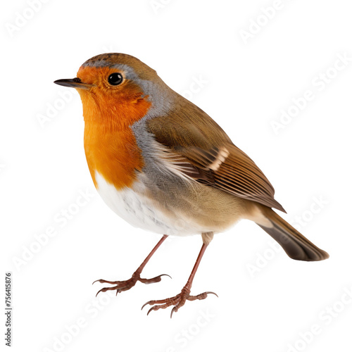 a robin isolated on transparent background © roy9