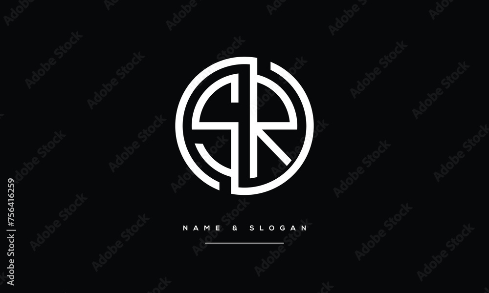 SR, RS, Abstract Letters Logo Monogram SR, RS, Abstract Letters Logo Monogram