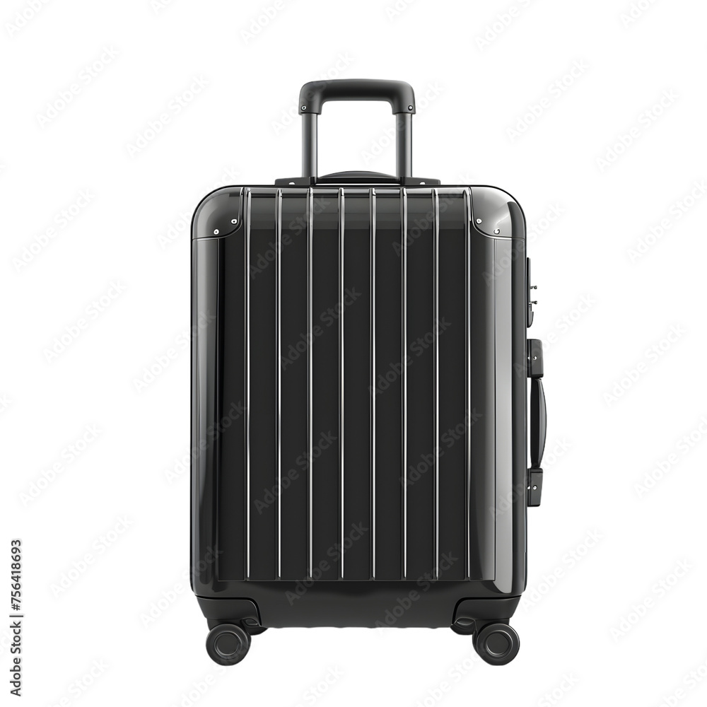 suitcase mockup, blank, isolated on white or transparent background suitcase mockup, blank, isolated on white or transparent background