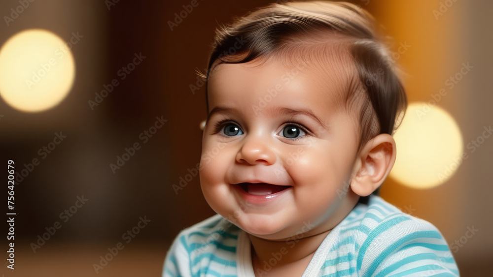 cute happy latin american baby on blurred abstract background. Portrait photography happy smile Brazilian kid cute happy latin american baby on blurred abstract background. Portrait photography happy smile Brazilian kid