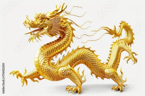 chinese golden dragon symbol
