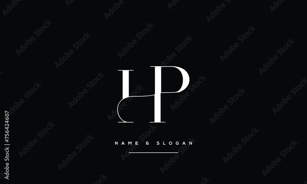 HP, PH, H, P, Abstract Letters Logo Monogram HP, PH, H, P, Abstract Letters Logo Monogram