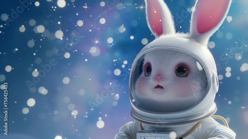 Close-up of a whimsical bun...