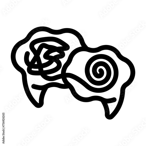plain language technical writer line icon vector. plain language technical writer sign. isolated contour symbol black illustration