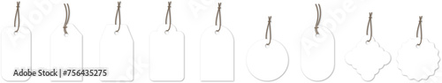 Price tag big set. Sale and New Label collection set in white colors. Set labels on transparent background. Vector EPS 10