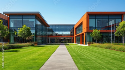 Large Building With Walkway