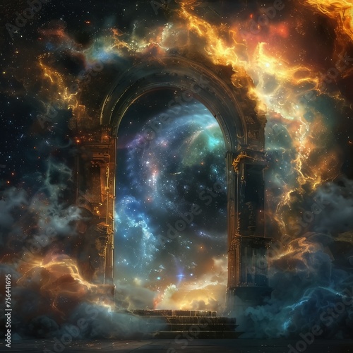 An entrance to a different universe. Stargate and Gateway 