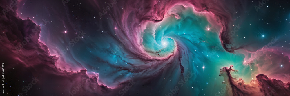 Beautiful outer space. Infinite universe.