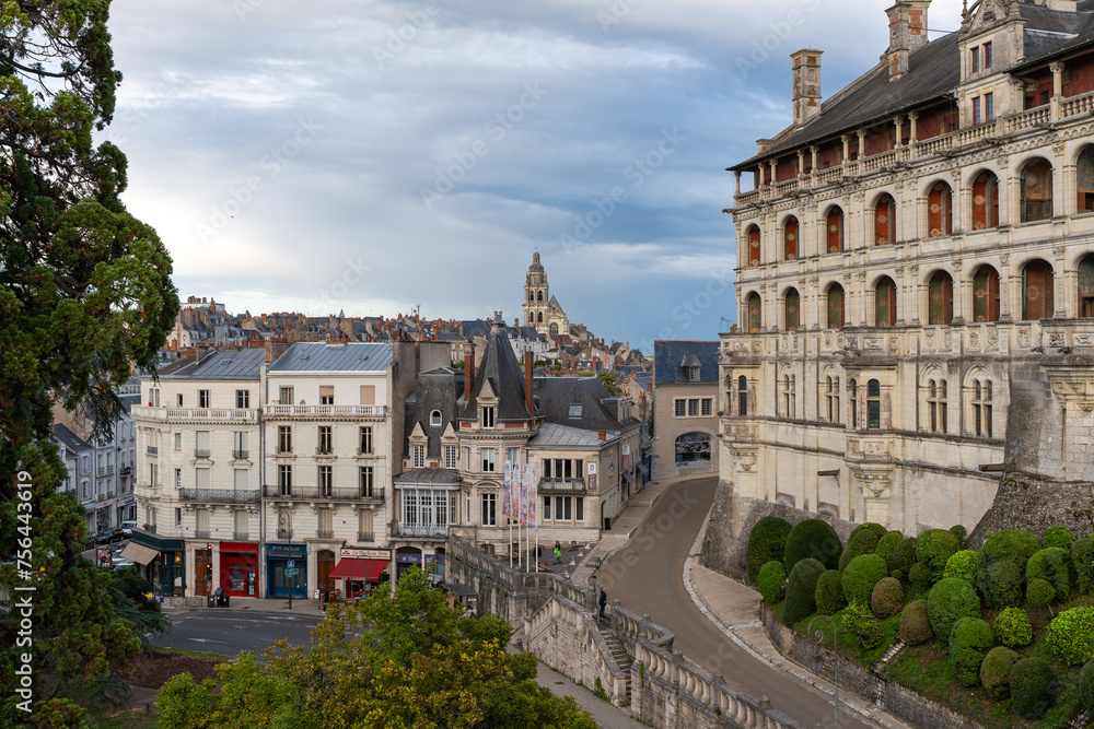 Blois an der Loire in Frankreich