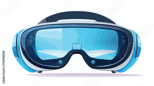 A sleek and futuristic virtual reality headset transfer