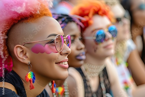 Vibrant urban scene reflecting diversity and inclusivity. Celebrating LGBTQ culture and community in a modern and welcoming city environment, LGBTQ Pride Month