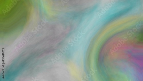 RGB Gradient mesh color with mist style
