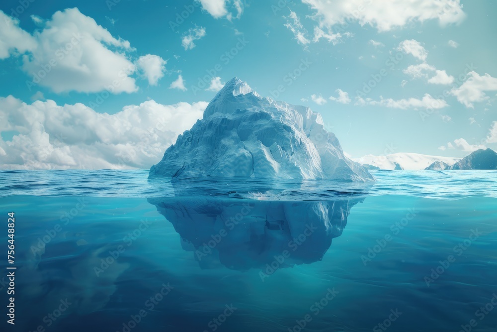 Hidden Danger: The Melting Iceberg. A Conceptual Image on Global Warming and Its Impact on the Arctic Hidden Danger: The Melting Iceberg. A Conceptual Image on Global Warming and Its Impact on the Arctic
