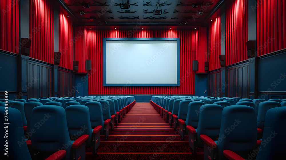 Fototapeta premium empty cinema auditorium
