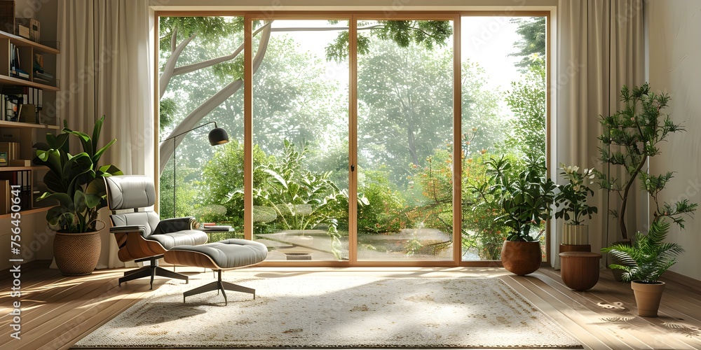 A sunny home office oasis blending natures serenity with productivity essentials . Concept Home Office Decor, Productivity Tips, Nature-Inspired Workspace, Sunny Work Space, Office Organization A sunny home office oasis blending natures serenity with productivity essentials . Concept Home Office Decor, Productivity Tips, Nature-Inspired Workspace, Sunny Work Space, Office Organization