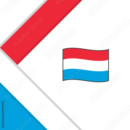 Free Download Luxembourg Flag Abstract Background Design Template. Luxembourg Independence Day Banner Social Media Post. Luxembourg Illustration - GFXLoad