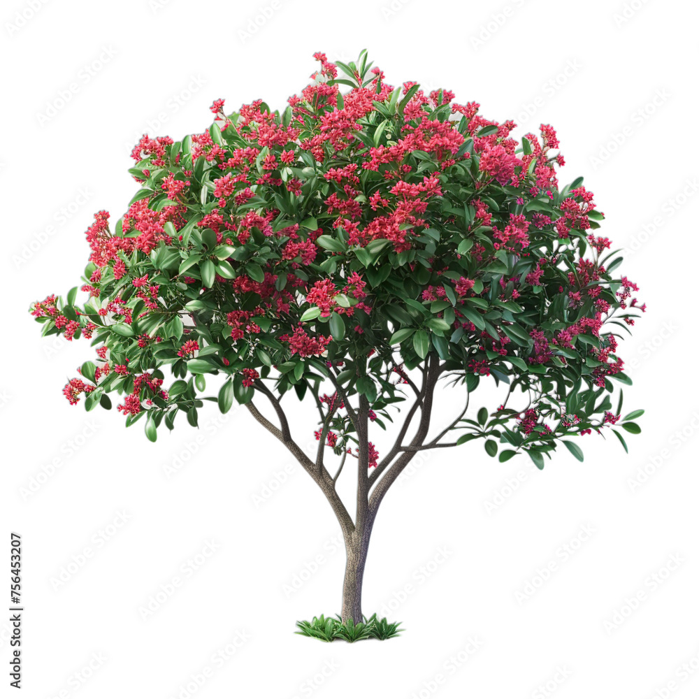 red apple tree