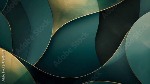 An abstract image featuring a composition of geometric triangles in various sizes and orientations layered over a marble background.