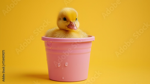 duck in a bucket © photo for everything