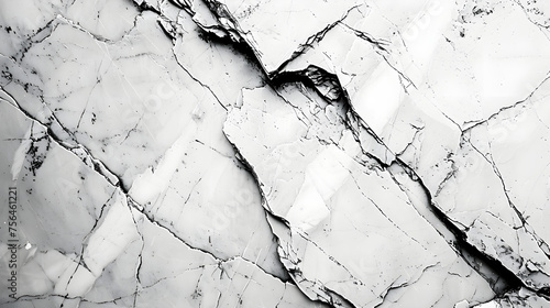 The elegance of marble with a minimalistic and realistic image of white marble texture photo