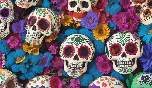 Day of dead,dia de los muertos,mexico festival,skull,dia de los muertos background,mexico © pit