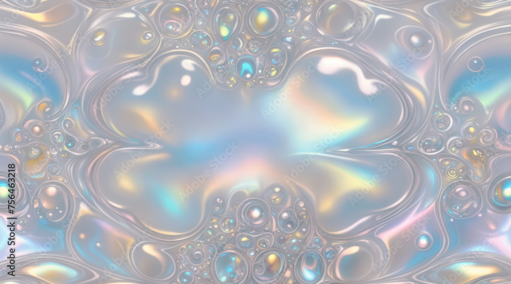 Abstract liquid holographic background Abstract liquid holographic background