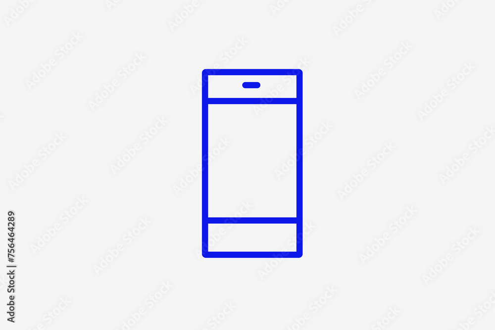 phone illustration in line style design. Vector illustration. phone illustration in line style design. Vector illustration.