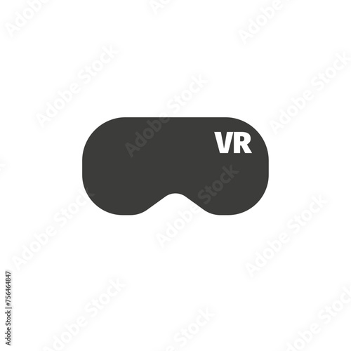 Virtual reality. VR icon. Vector signs for web graphics.