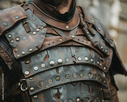 Body armor donned shield against the storm photo