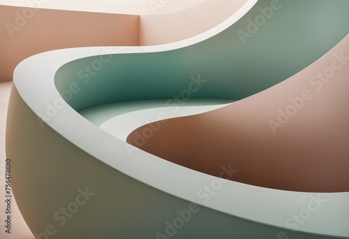 Abstract background of gently shifting forms with soothing colors and a sense of calm