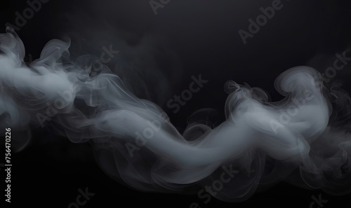  smoke White dark background