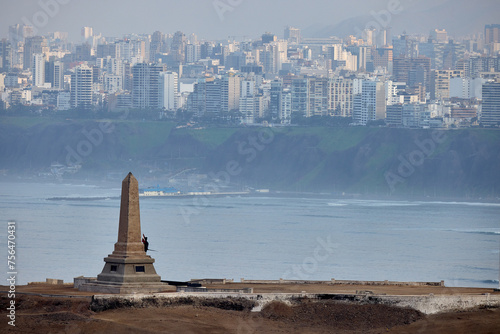 view of Lima bay from top of El Morro Solar.
Chorrillos Peru photo