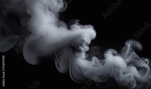  smoke White dark background