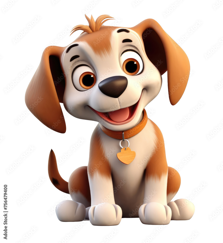 The dog is smiling and he is happy The dog is smiling and he is happy