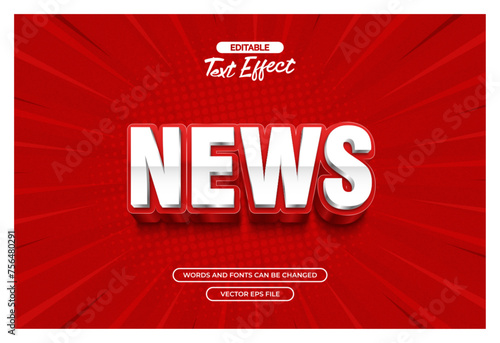 New editable text effect