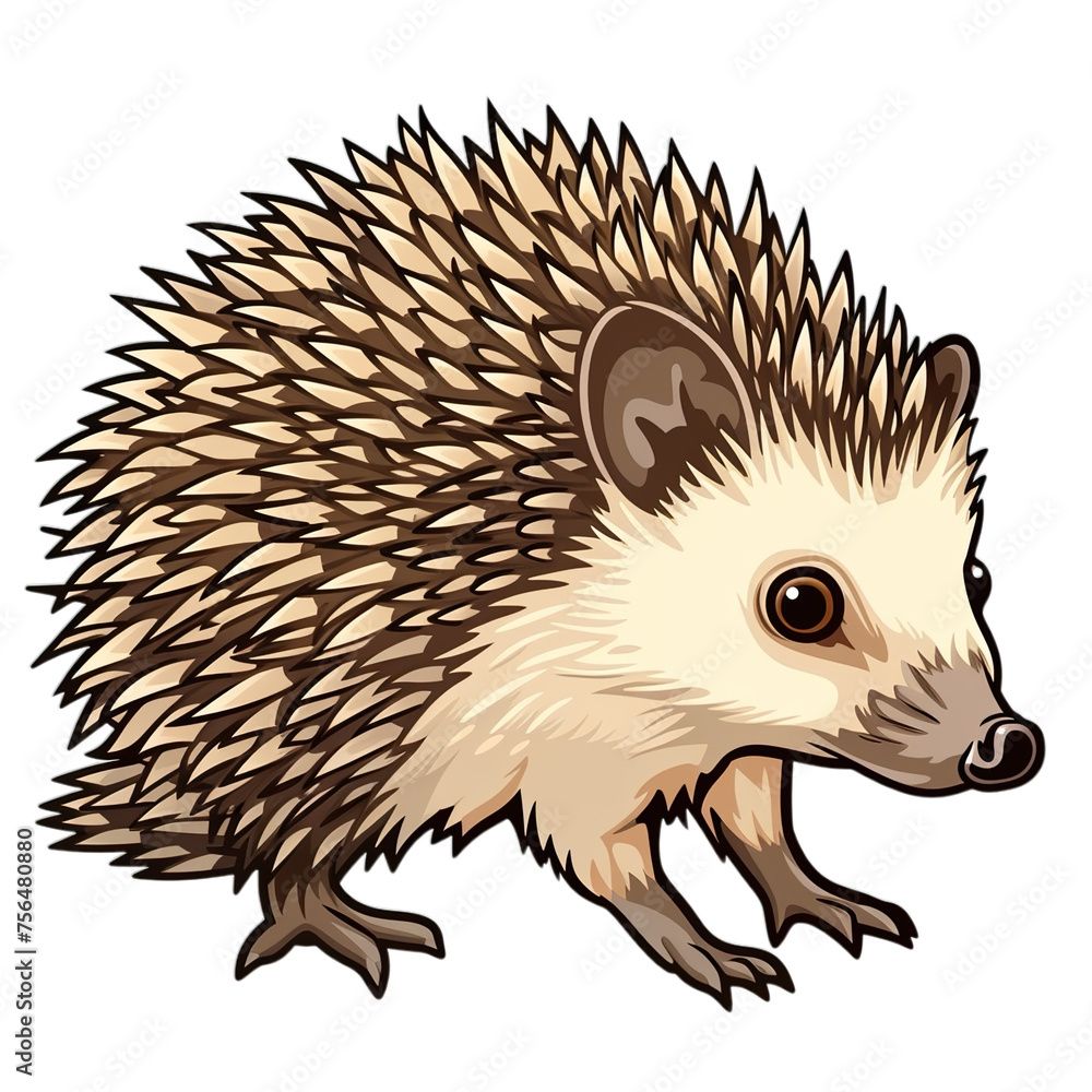 Naklejka premium hedgehog