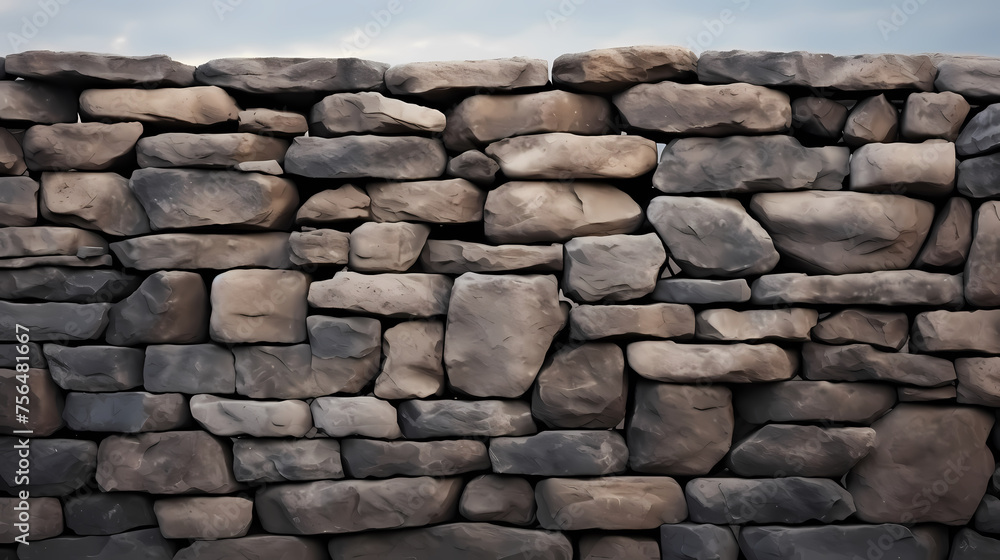 Rustic stone wall background